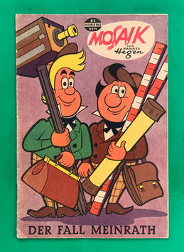 Original Mosaik der Digedags Nr. 83 Der Fall Meinrath Oktober 1963 Erfinder-Serie