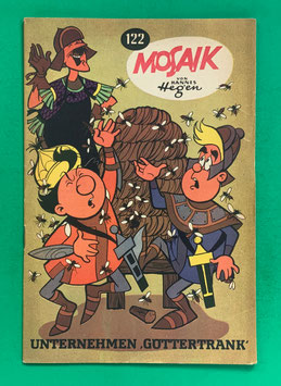 Original Mosaik der Digedags Nr. 122 Unternehmen "Göttertrank" Januar 1967 Runkel-Serie