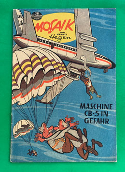 Original Mosaik der Digedags Nr. 38 Maschine CB-5 in Gefahr Januar 1960 Weltraum-Serie