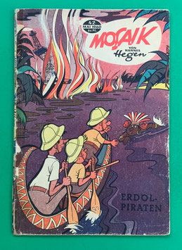 Original Mosaik der Digedags Nr. 42 Erdölpiraten 1960 Weltraum-Serie