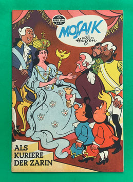 Original Mosaik der Digedags Nr. 65 Als Kuriere der Zarin April 1962 Erfinder-Serie