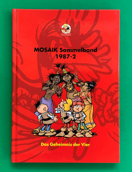Original Mosaik Abrafaxe Hardcover Sammelband 035 Nr. 1987-2 Das Geheimnis der Vier limitiert mit signierter Grafik - verlagsseitig ausverkauft