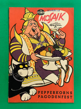 Original Mosaik der Digedags Nr. 76 Pepperkorns Pagodenfest März 1963 Erfinder-Serie