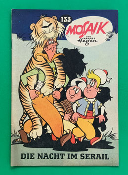 Original Mosaik der Digedags Nr. 133 Die Nacht im Serail Dezember 1967 Runkel-Serie