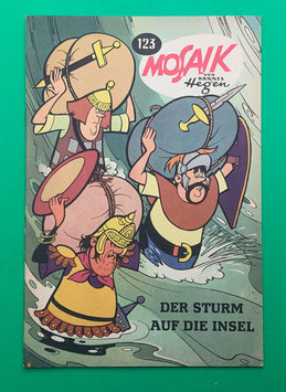 Original Mosaik Digedags Nr. 123 Der Sturm auf die Insel Februar 1967 Runkel-Serie