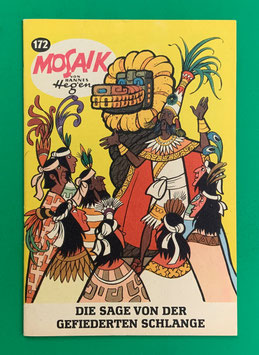 Original Mosaik Digedags Nr. 172 Die Sage von der gefiederten Schlange März 1971 Amerika-Serie