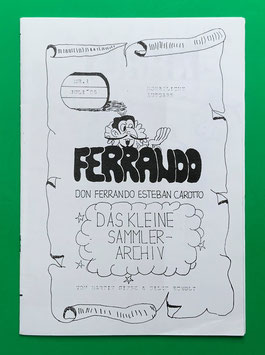 Original Fanzine Ferrando Nr. 1 Mosaik-Club Forst Juli 1996