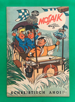Original Mosaik der Digedags Nr. 56 Schreibtisch Ahoi! Juli 1961 Weltraum-Serie