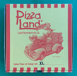 Mosaik Abrafaxe Pizza-Box mit signierter Beilage sowie T-Shirt