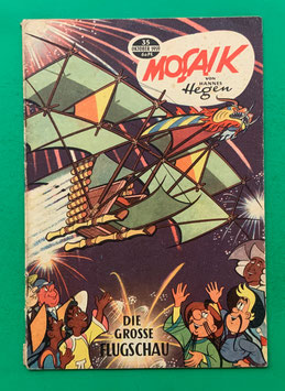 Original Mosaik der Digedags Nr. 35 Die große Flugschau 1959 Weltraum-Serie
