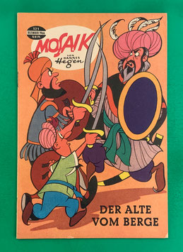 Original Mosaik der Digedags Nr. 121 Der Alte vom Berge Dezember 1966 Runkel-Serie