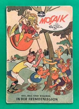 Original Mosaik der Digedags Nr. 20 In der Fremdenlegion Juli 1958 Römer-Serie