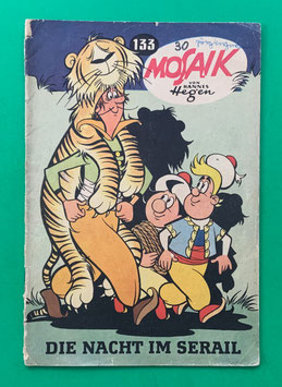 Original Mosaik der Digedags Nr. 133 Die Nacht im Serail Dezember 1967 Runkel-Serie original & vollständig