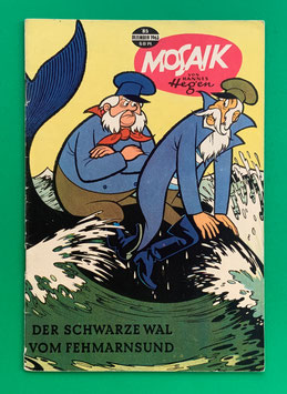 Original Mosaik Digedags Exportheft Nr. 85 Der schwarze Wal vom Fehmarnsund Dezember 1963 Erfinder-Serie Treskow-Meinrath-Kapitel