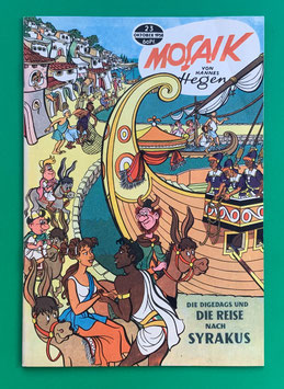 Original Mosaik Digedags Exportheft Nr. 23 Die Reise nach Syrakus Oktober 1958 Römer-Serie Teutobold-Kapitel