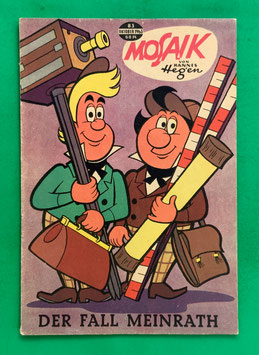 Original Mosaik der Digedags Nr. 83 Der Fall Meinrath Oktober 1963 Erfinder-Serie
