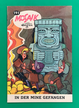 Original Mosaik Digedags Nr. 191 In der Mine gefangen Oktober 1972 Amerika-Serie