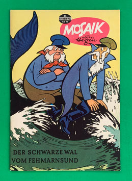 Original Mosaik Digedags Exportheft Nr. 85 Der schwarze Wal vom Fehmarnsund Dezember 1963 Erfinder-Serie Treskow-Meinrath-Kapitel