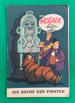 Original Mosaik der Digedags Nr. 170 Die Rache der Piraten Januar 1971 Amerika-Serie sammelwürdiger Zustand