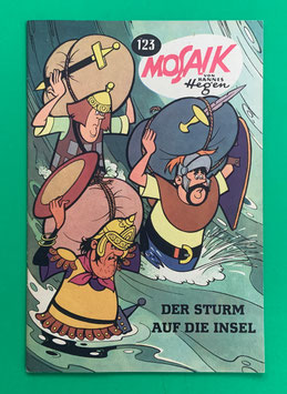 Original Mosaik Digedags Nr. 123 Der Sturm auf die Insel Februar 1967 Runkel-Serie