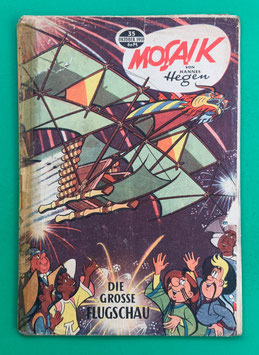 Original Mosaik der Digedags Nr. 35 Die große Flugschau 1959 Weltraum-Serie