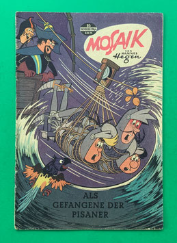 Original Mosaik der Digedags Nr. 95 Als Gefangene der Pisaner Oktober 1964 Runkel-Serie sammelwürdiger Zustand