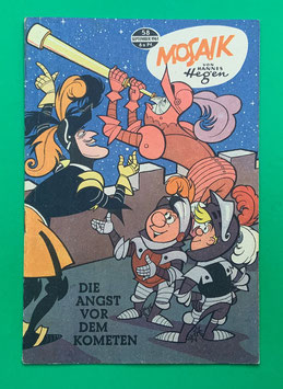 Original Mosaik der Digedags Nr. 58 Die Angst vor dem Kometen September 1961 Erfinder-Serie