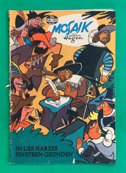 Original Mosaik der Digedags Nr. 54 In des Harzes finstren Gründen Mai 1961 Erfinder-Serie