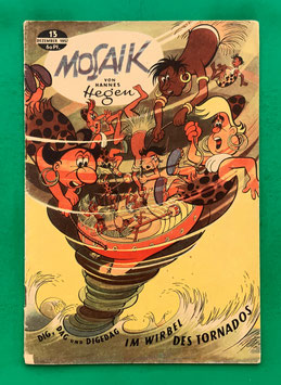 Original Mosaik der Digedags Nr. 13 Im Wirbel des Tornados Dezember 1957 Römer-Serie