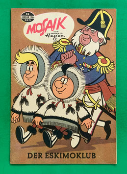 Original Mosaik der Digedags Nr. 86 Der Eskimoklub Januar 1964 Erfinder-Serie