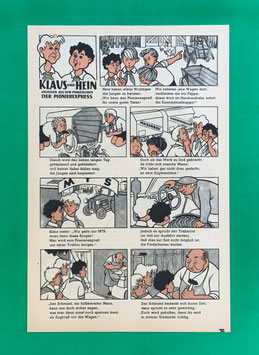 Original Mosaik Digedags Beilage Nr. 34 Der Pionierexpreß September 1959 Kioskzustand