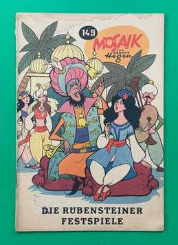 Original Mosaik der Digedags Nr. 149 Die Rübensteiner Festspiele April 1969 Runkel-Serie original & vollständig