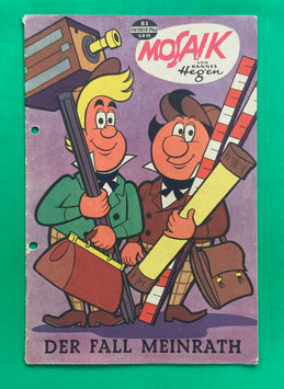 Original Mosaik der Digedags Nr. 83 Der Fall Meinrath Oktober 1963 Erfinder-Serie