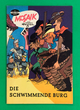 Original Mosaik Digedags Exportheft Nr. 91 Die schwimmende Burg Juni 1964 Runkel-Serie In Italien