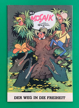 Original Mosaik Digedags Exportheft Nr. 163 Der Weg in die Freiheit Juni 1970 Amerika-Serie Die Mississippi-Piraten