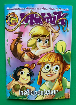 Original Mosaik Anna, Bella & Caramella Nr. 27 Inselabenteuer 2016 im neuwertigen Zustand