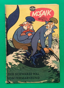 Original Mosaik der Digedags Nr. 85 Der schwarze Wal vom Fehmarnsund Dezember 1963 Erfinder-Serie