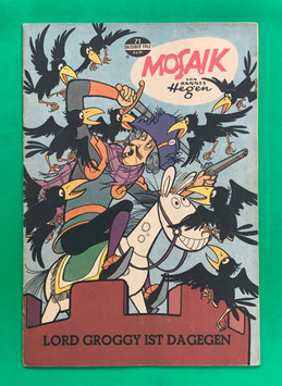 Original Mosaik der Digedags Nr. 71 Lord Groggy ist dagegen Oktober 1962 Erfinder-Serie