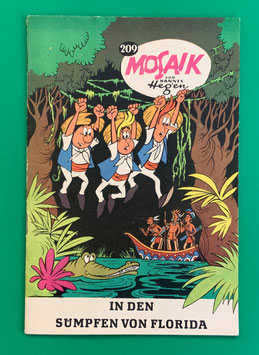 Original Mosaik der Digedags Nr. 209 In den Sümpfen von Florida April 1974 Amerika-Serie