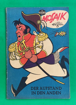 Original Mosaik der Digedags Nr. 75 Der Aufstand in den Anden Februar 1963 Erfinder-Serie