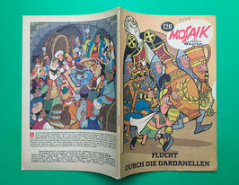 Original Mosaik der Digedags Nr. 126 Flucht durch die Dardanellen Mai 1967 Runkel-Serie