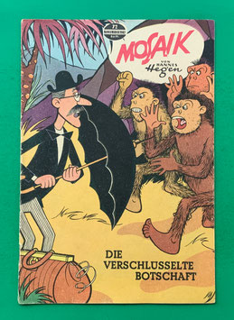 Original Mosaik der Digedags Nr. 72 Die verschlüsselte Botschaft November 1962 Weltraum-Serie