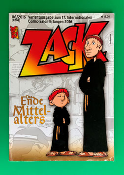 Mosaik Abrafaxe Zack Variantausgabe zum 17. Internationalen Comic-Salon Erlangen 2016 06/2016