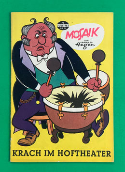 Original Mosaik Digedags Exportheft Nr. 79 Krach im Hoftheater Juni 1963 Erfinder-Serie
