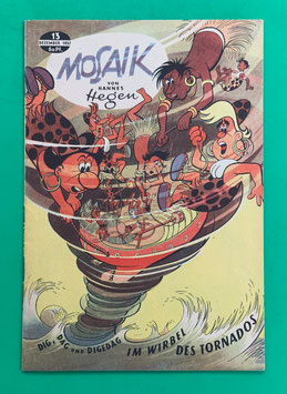 Original Mosaik Digedags Nr. 13 Im Wirbel des Tornados Dezember 1957 Römer-Serie
