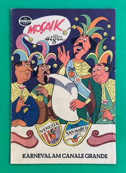 Original Mosaik der Digedags Nr. 92 Karneval am Canale Grande Juli 1964 Runkel-Serie