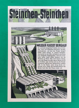 Original Mosaik Digedags Beilage Nr. 55 Wasser fließt bergauf Juni 1961 Kioskzustand