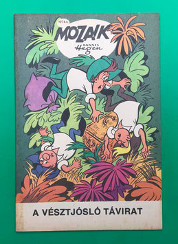Original Mosaik Digedags Exportheft Ungarn ungarisch Mozaik Nr. 1974/6 von 1974 Amerika-Serie