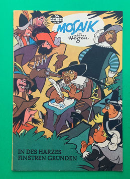 Original Mosaik der Digedags Nr. 54 In des Harzes finstren Gründen Mai 1961 Erfinder-Serie