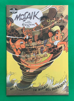 Mosaik Digedags originales Reprintheft Nr. 13 ohne Ösen aus Jubiläumskassette 2 - neuwertiger Zustand